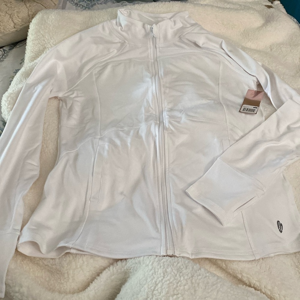 Ellie White Zip-Up Workout Jacket